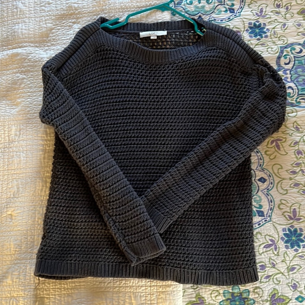 Loft open knit sweater
